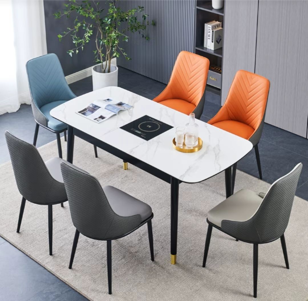 Chaise Ikon Pro – Cuir PU  & Cadre Métal