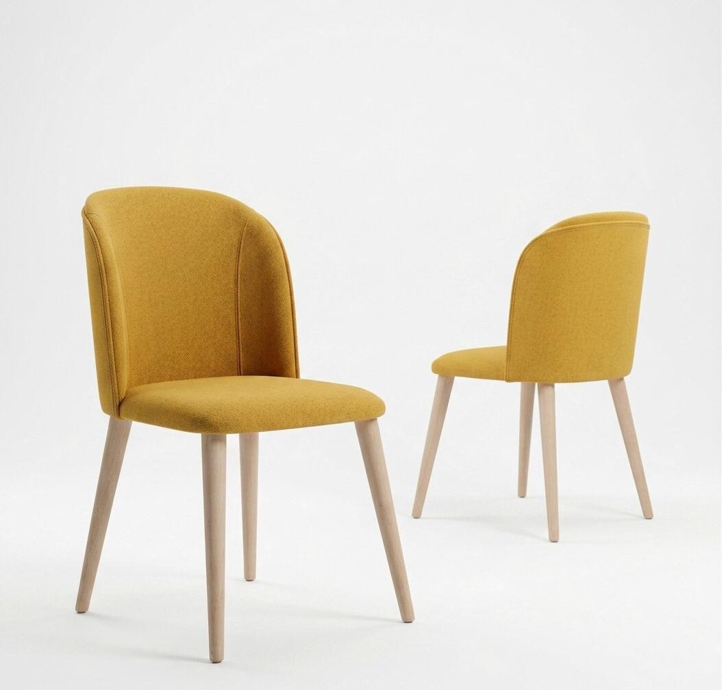 Chaise Japandi Ocre