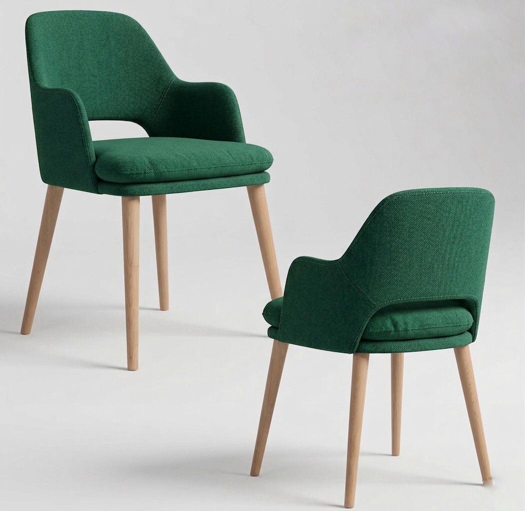 Chaise Minimaliste Émeraude