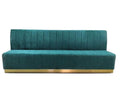 Banquette Cannelée en Velours